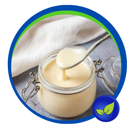 Cremas a base de leche